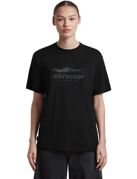 T-shirt à Manches Courtes 150 Tech Lite Relaxed Iceher Black XS - Icebreaker - FashionsVida