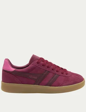 Viper Suede Colour Block Trainers Red Mix female - Gola - FashionsVida