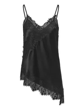 ONINDONA STRAP SATIN ACE TOP WVN femae - L - FashionsVida