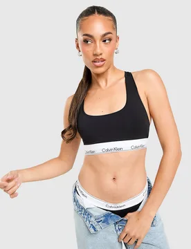 Icon Cotton Bralette Damen - Damen, Schwarz - female - Size: S - Calvin Klein Underwear - FashionsVida