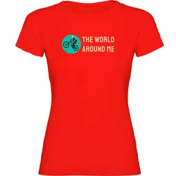 Maglietta A Maniche Corte The World Around Me Red