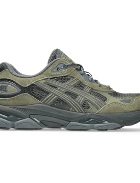 GEL-NYC Men's Sneakers - Grey - Size 7.5 - Leather - Grey - Size: 7.5 - Asics - FashionsVida