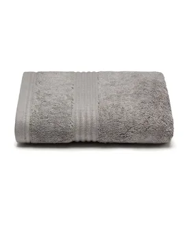 SOCKSHOP 1 Pack Premium Bamboo 700GSM Super Soft Hand Towel Light Grey 50cm x 90cm - Grey - Size: One Size - Lazy Panda - FashionsVida