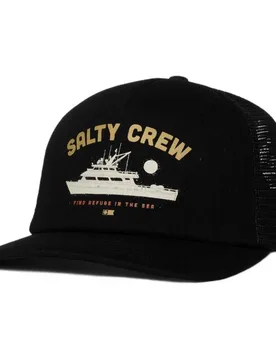Casquette Good Times Trucker True Black One Size - Salty Crew - FashionsVida