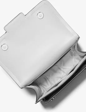 Bandolera de mujer heather grande transformable de piel metalizada - MICHAEL Michael Kors - FashionsVida