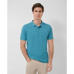 Polo piqué de hombre manga corta