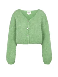 Cardigan Cropped Fit CORNELIA grün M damen