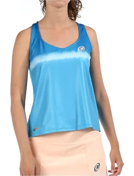 Eguz camiseta tenis manga corta mujer Azul (M) - Bullpadel - FashionsVida