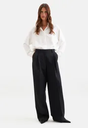 Bundfaltenhose Schwarz 46