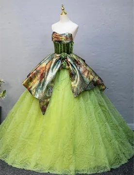 A new off-the-shoulder puffy dress for the host's art examination performance banquet and catwalk show - Aliexpress - FashionsVida