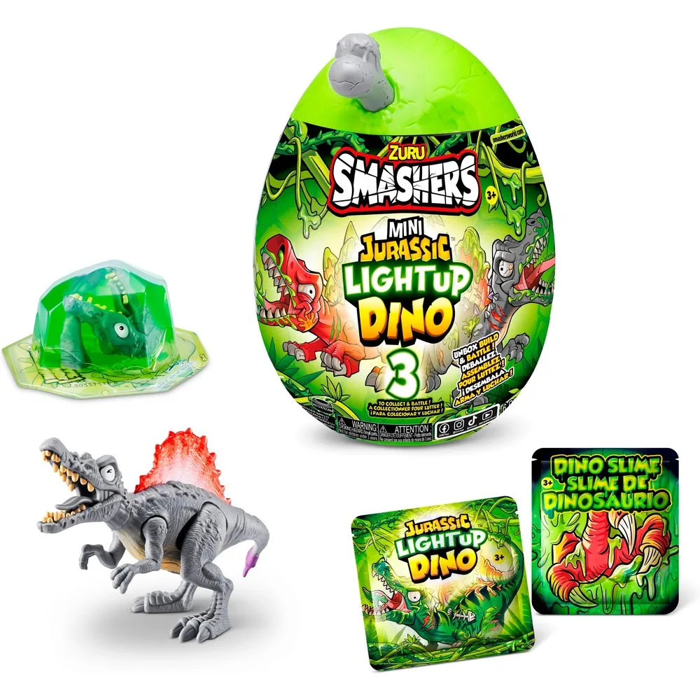 Huevo sorpresa surtido Dino Jurassic Smashers modelos surtidos - Zuru - FashionsVida