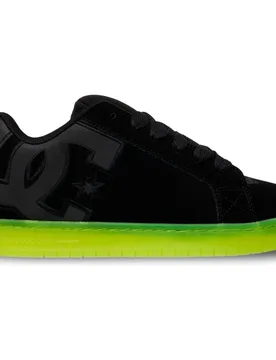 Shoes Sneaker Court Graffik Black / Lime EU 45 - DCShoe - FashionsVida