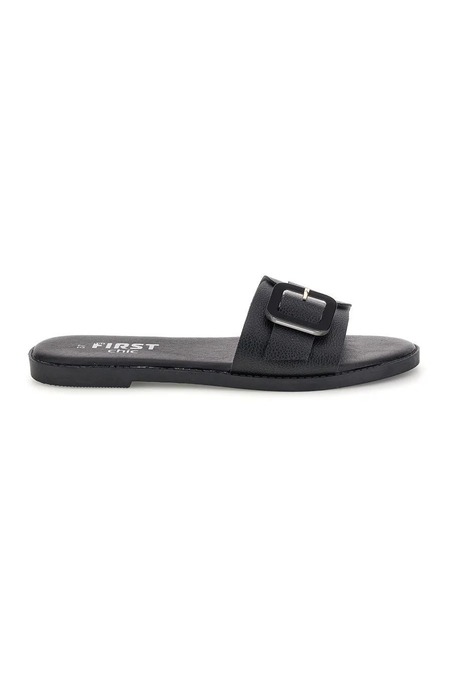 Ciabatte nere con fibbia PREA3710 37 - THE FIRST - FashionsVida
