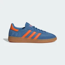 Mens Handball Spezial Shoes - Blue Leather - Size Uk 7