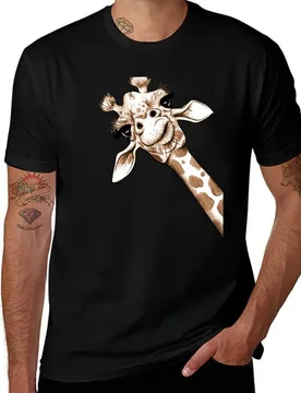 Sketch Giraffe Art T-Shirt Urban Style Print T-Shirt - Aliexpress - FashionsVida