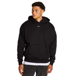 Swoosh Herren Kapuzenpullover - Schwarz - Größe XL - Baumwoll-Fleece Black XL