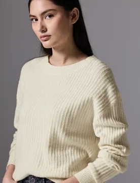 Street One Pullover mit Struktur female Beige - Street One Studio - FashionsVida