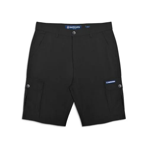 Mens Black Cargo Short - Male - Black - W38 - Lambretta - FashionsVida