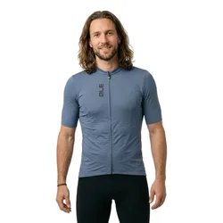 Maglia A Maniche Corte Pragma Color Block Steel Blue
