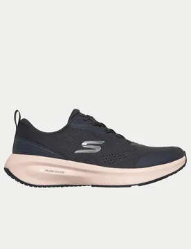 Plush Foam Lace-Up Trainers Navy female - Skechers - FashionsVida