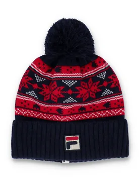 Trayzon Turn Up Pom Beanie - ONE - FILA - FashionsVida