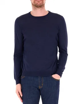 Maglia misto lana BLU NOTTE 50 - Gran Sasso - FashionsVida