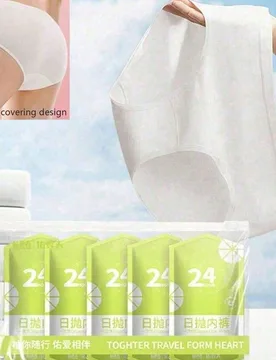 Ropa interior desechable antibacteriana empaquetada individualmente, adecuada para mujeres posparto, ropa interior desechable para damas, ropa interio - Shein - FashionsVida