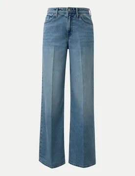 RED LABEL Wide-Fit Jeans Suri Blau 46/32 - S. Oliver - FashionsVida