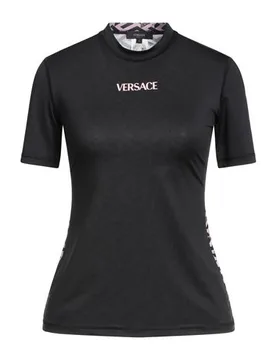 Camiseta Mujer Negro S,XS,XXS Mujer - Versace - FashionsVida