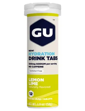 Comprimés Hydration Citron & Lime 8 Unités - Gu - FashionsVida