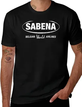 Sabena Belgian World Airlines Vintage Logo T-Shirt Basic Solid Color Casual Tee Shirt - Aliexpress - FashionsVida