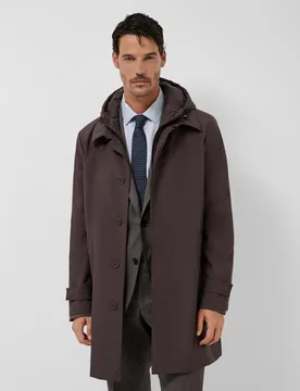 Parka de hombre técnica con pechera desmontable acolchada - Roberto Verino - FashionsVida
