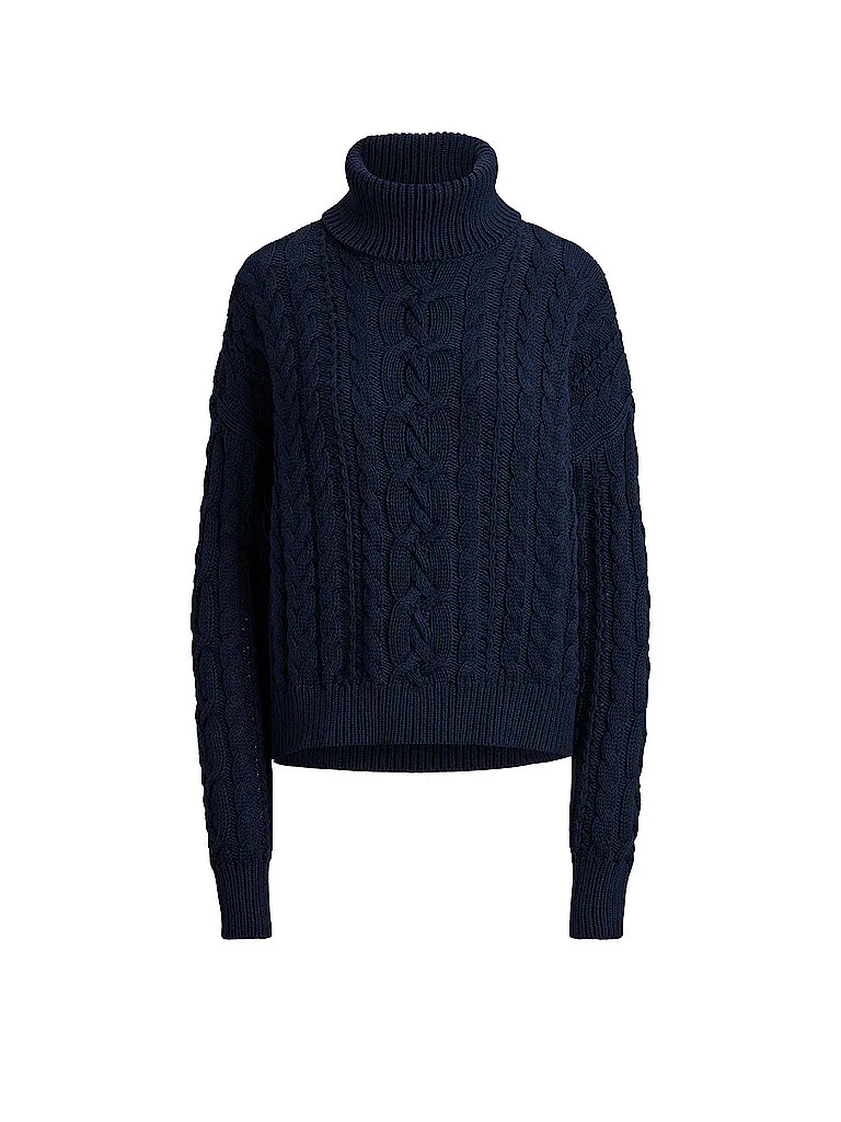 Rollkragenpullover blau L Damen - LAUREN RALPH LAUREN - FashionsVida