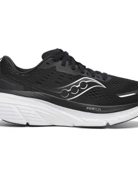 Guide 18 Wide Running Shoes Black / White UK 10 Women - Saucony - FashionsVida