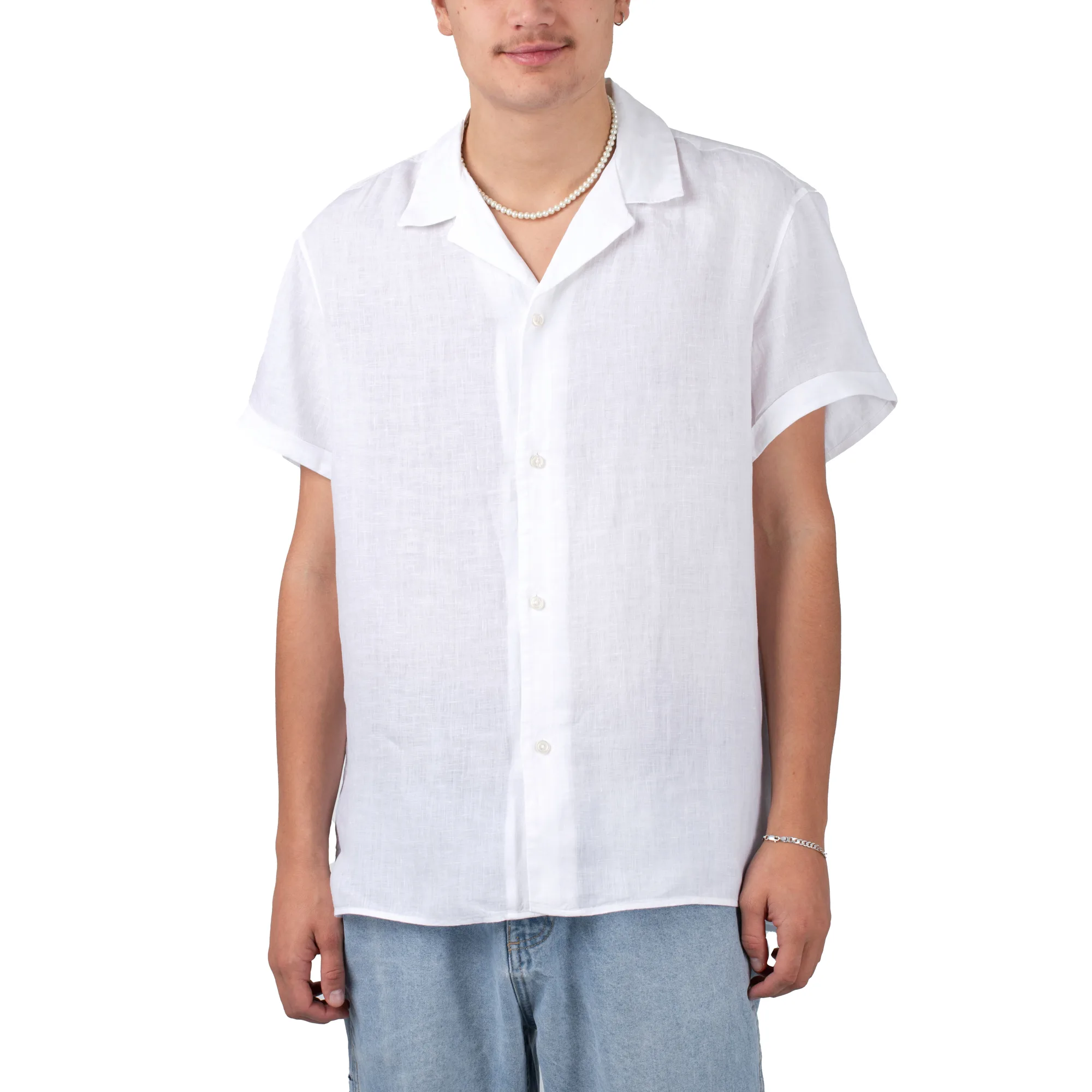 Drykorn Bijan Shirt White S Herren - Drykorn - FashionsVida