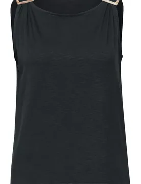 LTD QR slub jersey top w.shoul female - 40 - FashionsVida