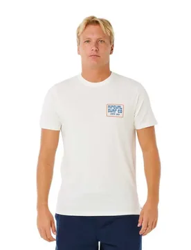 T-shirt à Manches Courtes Pacific Rinse Sunrise Bone M - Rip curl - FashionsVida