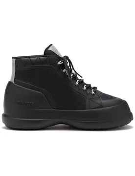 Chaussures rembourrées - Moon Boot Luna Trek Mid Nylon Black - Taille 44 - Noir - Moonboot - FashionsVida
