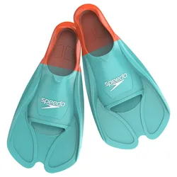 Biofuse Training Swimming Fins Arctic Glass / Volcanic Orange UK 4-5 unisex