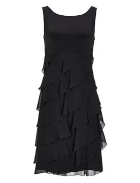 Cocktailkleid aus Materialmix female - 36 - FashionsVida
