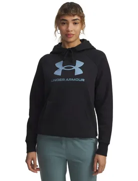 Sweat à Capuche Rival Fleece Shimmer Black / Iridescent L - Under armour - FashionsVida