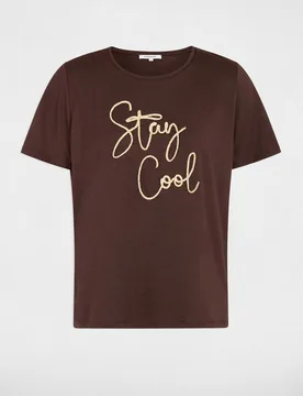 Camiseta de mujer con logo - Morgan - FashionsVida