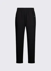 Pantalone con risvolto donna nero
