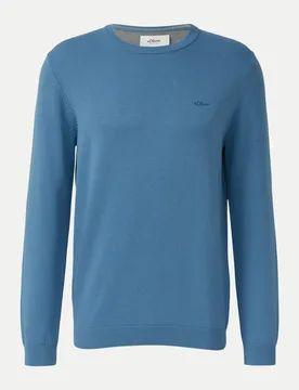 RED LABEL Strickpullover Blau S - S. Oliver - FashionsVida