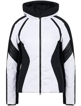Veste de ski avec similicuir blanc 44 - Sportalm - FashionsVida