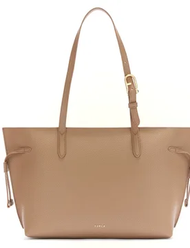 Furla Ava Shopping Toffee-Nero - Furla - FashionsVida