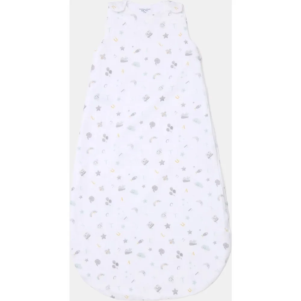 Saco de dormir con mangas Sésamo Flores TOG 2.5 - Cotton Juice Baby Home - FashionsVida