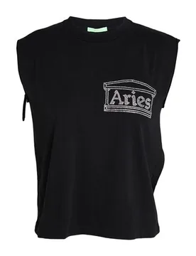 T-shirts Damen Schwarz 1,2,3 Damen - ARIES - FashionsVida