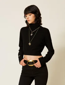Boléro en maille double usage - TWINSET - FashionsVida