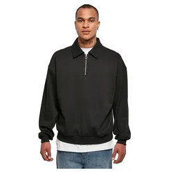 Felpa Con Mezza Zip Shirt Collar Black 2XL